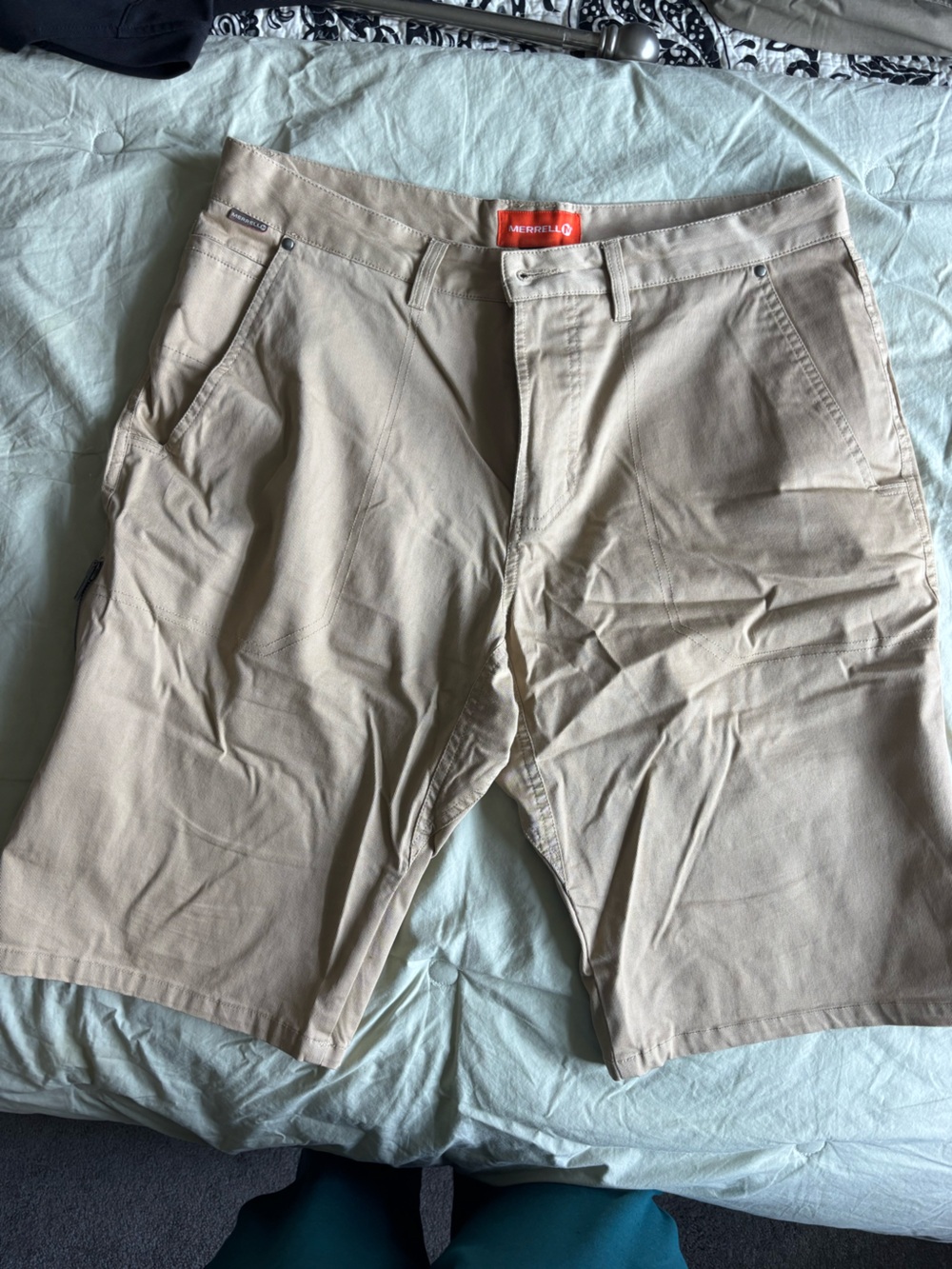 Merrell Men's Khaki/Tan Chino shorts- Neutral Outdoor Style